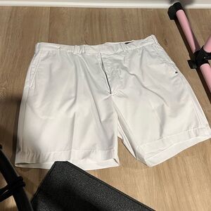 White RLX men’s golf shorts